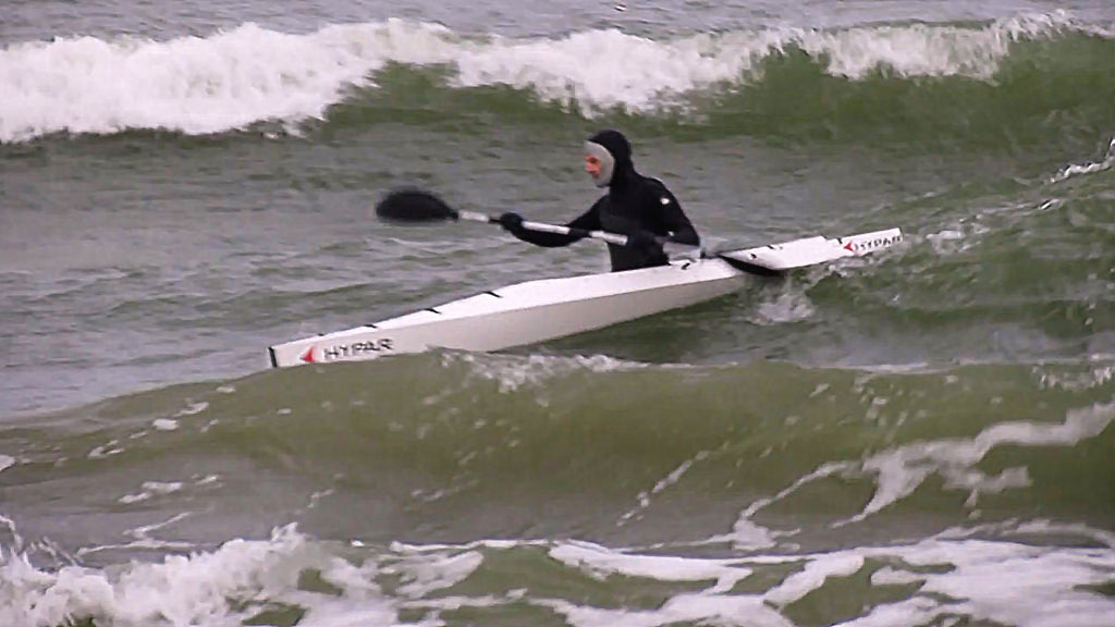 HYPAR Kayak was tested by the Baltic storm